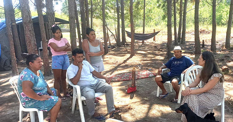 Grupo indígena recebe atendimento emergencial
