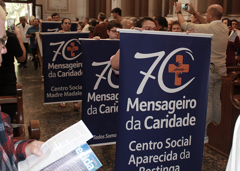Mensageiro da Caridade abre comemoração de 70 Anos